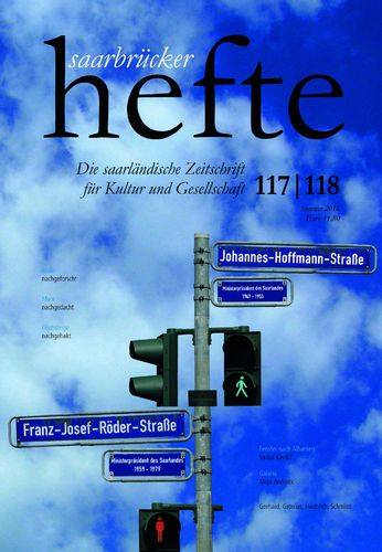 Saarbrücker Hefte Nr. 117/118 (Sommer 2018)
